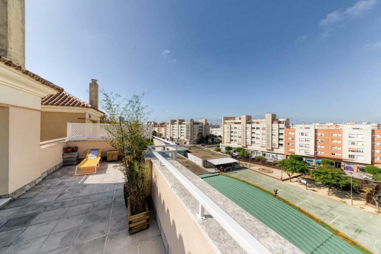 Ferienwohnung Atico Parque Kotinoussa Cádiz Exterior foto